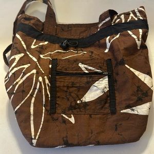 A cotton bag made by Skyebatiks
